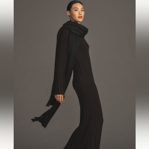 Anthropologie Accessories - Anthropologie NWT Extreme fringe 137” “responsibly & sustainably made”scarf